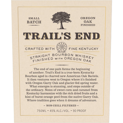 Trail’s End Straight Bourbon Finished With Oregon Oak Bourbon Trail's End   