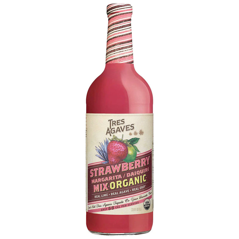 Tres Agaves Organic Strawberry Margarita Mix 1L - Goro&