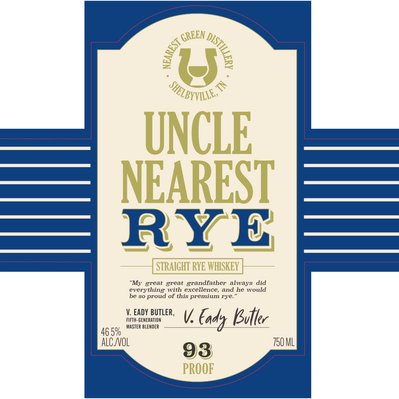 Uncle Nearest Straight Rye Whiskey - Goro&