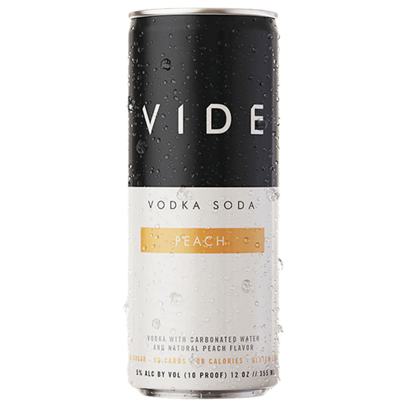 VIDE Peach Vodka Soda 4PK - Goro&