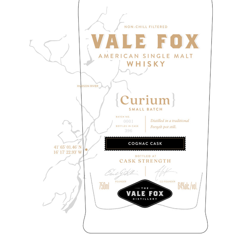 Vale Fox Curium American Single Malt Whisky Cognac Cask - Goro&