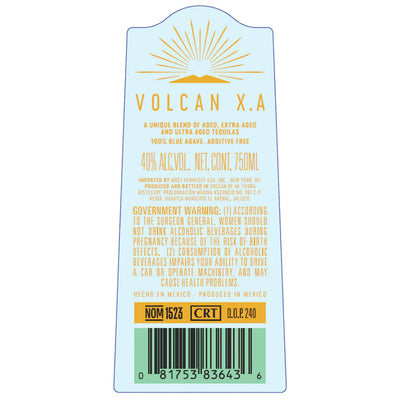Volcan X.A Tequila - Goro's Liquor
