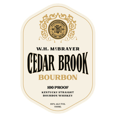 W.H. McBrayer Cedar Brook Kentucky Straight Bourbon - Goro's Liquor
