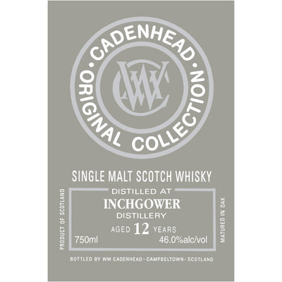 WM Cadenhead Inchgower 12 Year Old - Goro's Liquor