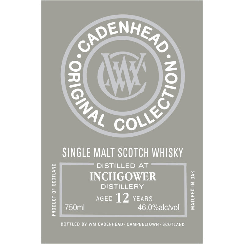 WM Cadenhead Inchgower 12 Year Old - Goro&