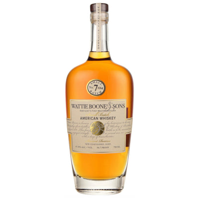 Wattie Boone & Sons 7 Year Old American Whiskey - Goro's Liquor