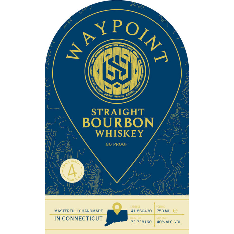 Waypoint 4 Year Old Straight Bourbon Whiskey - Goro&