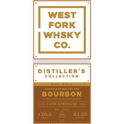 West Fork Distiller’s Collection Chocolate Malted Rye Bourbon - Goro's Liquor