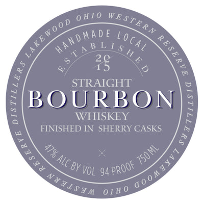 Western Reserve Bourbon Finished in Sherry Casks - Goro's Liquor