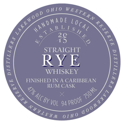 Western Reserve Caribbean Rum Cask Finished Straight Rye - Goro's Liquor