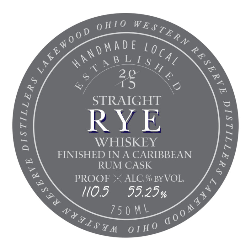 Western Reserve Cask Series Straight Rye Finished in a Caribbean Cask - Goro&