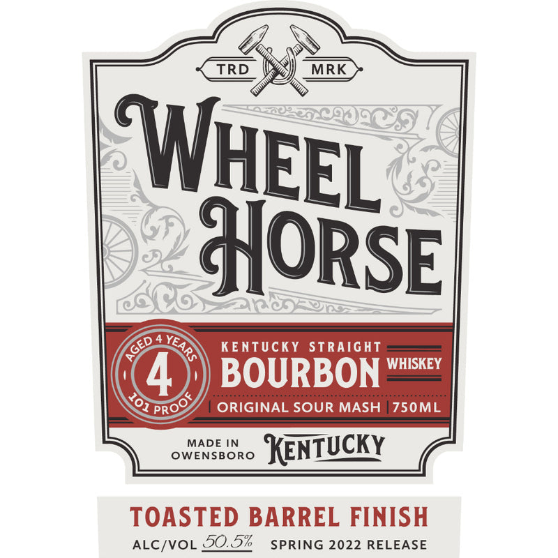 Wheel Horse 4 Year Old Toasted Barrel Finish Bourbon - Goro&