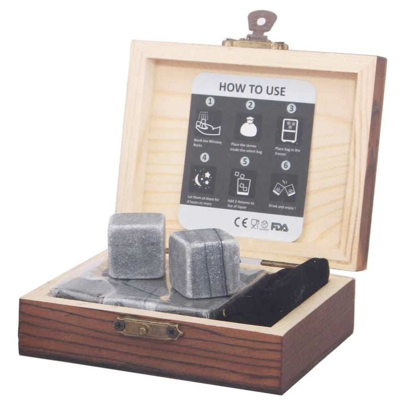 Whiskey Stones Gift Set Pack of 9 - Goro&