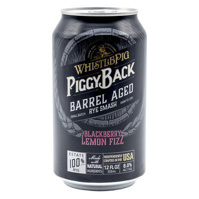 WhistlePig PiggyBack Barrel Aged Blackberry Lemon Fizz - Goro's Liquor