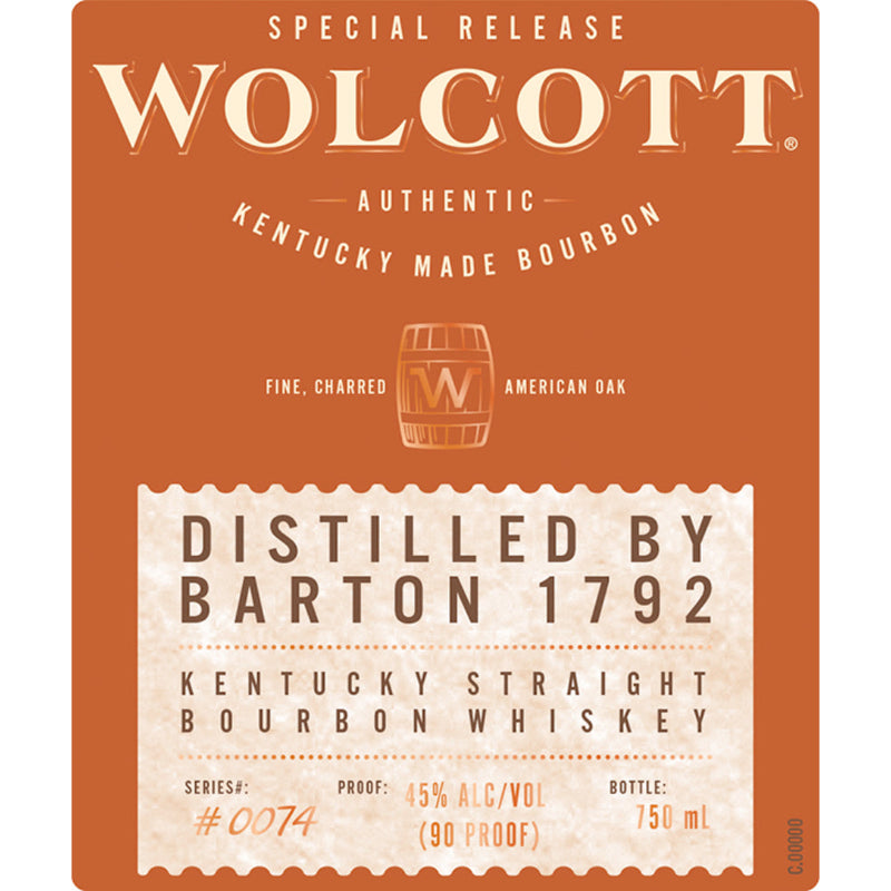 Wolcott Barton 1792 Kentucky Straight Bourbon - Goro&