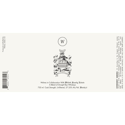 Wolves Whiskey X Willet Distillery The Rye Project Volume Two - Goro's Liquor