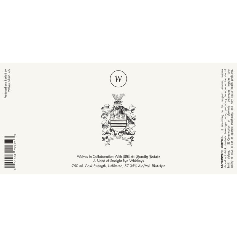 Wolves Whiskey X Willet Distillery The Rye Project Volume Two - Goro&