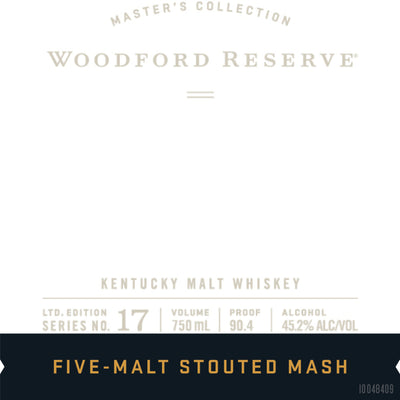 Woodford Reserve Master's Collection No. 17 Five Malt Stouted Mash - Goro's Liquor