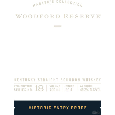 Woodford Reserve Master’s Collection Historic Entry Proof Straight Bourbon - Goro's Liquor