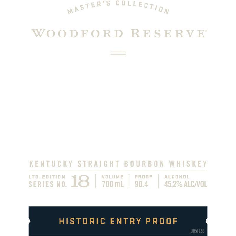 Woodford Reserve Master’s Collection Historic Entry Proof Straight Bourbon - Goro&