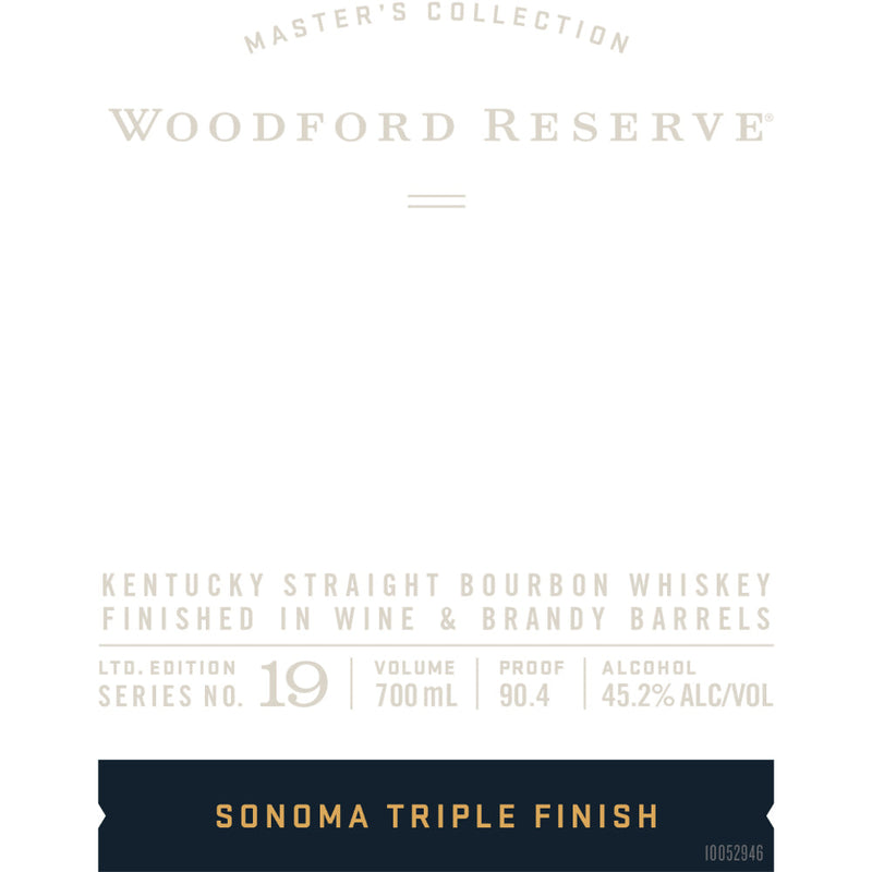 Woodford Reserve Master’s Collection No. 19 Sonoma Triple Finish Bourbon - Goro&