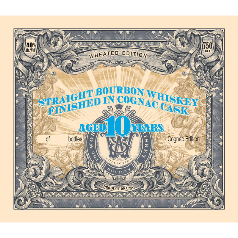 World Whiskey Society 10 Year Cognac Edition Wheated Bourbon - Goro&