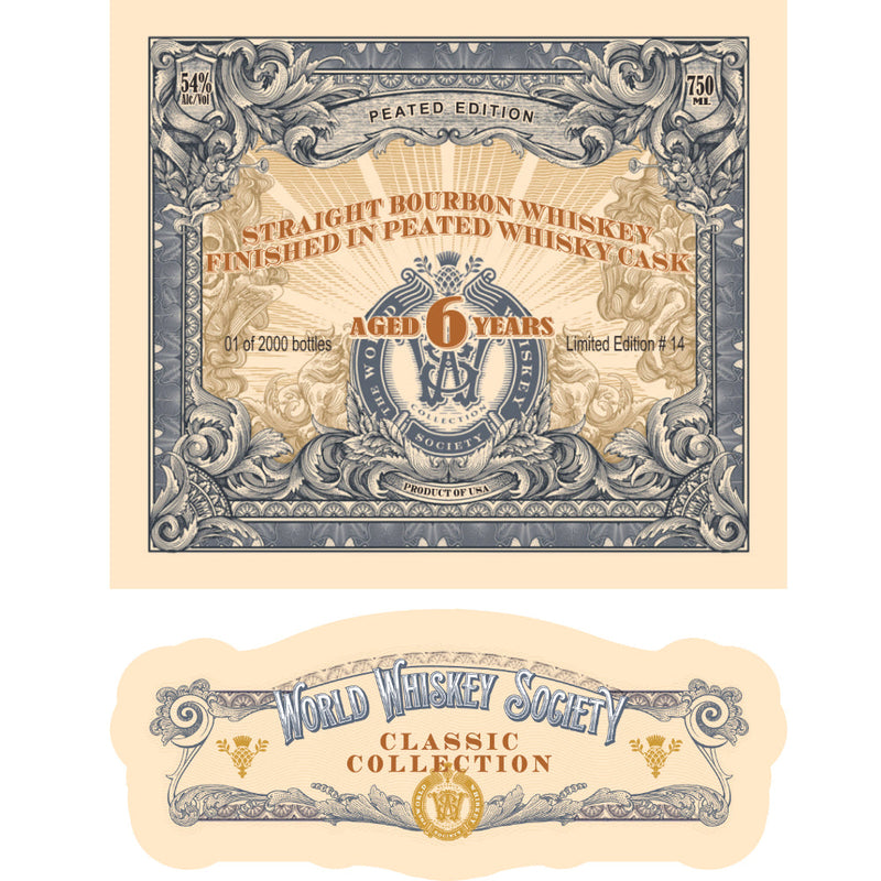 World Whiskey Society 6 Year Old Bourbon Peated Edition - Goro&