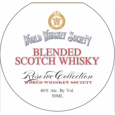 World Whiskey Society Reserve Collection Blended Scotch - Goro's Liquor