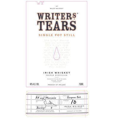 Writers’ Tears Single Pot Still Whiskey - Goro's Liquor