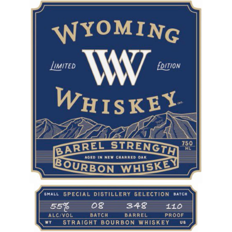 Wyoming Whiskey Barrel Strength Straight Bourbon - Goro&