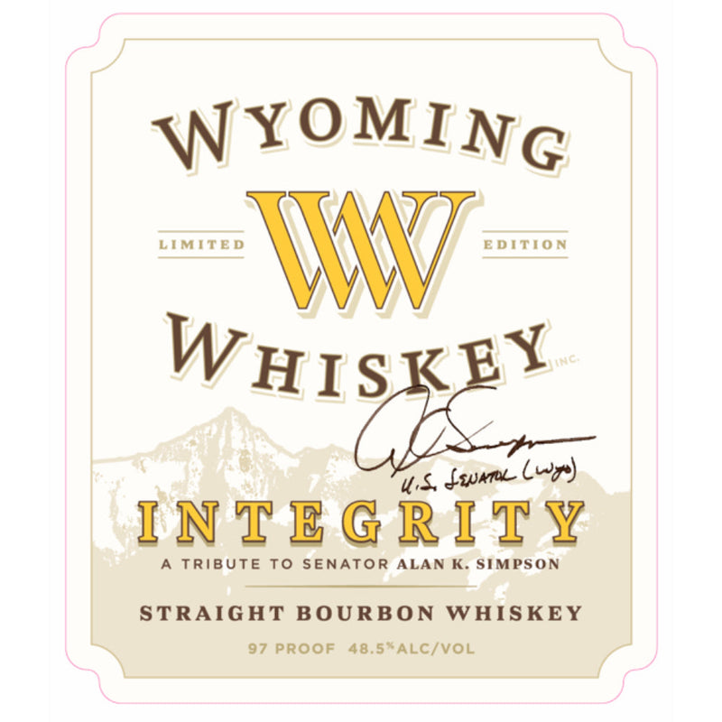 Wyoming Whiskey Integrity Straight Bourbon - Goro&