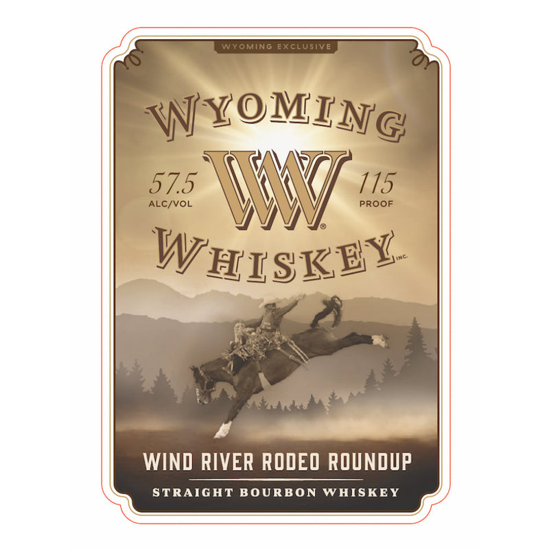 Wyoming Wind River Rodeo Roundup Straight Bourbon - Goro&