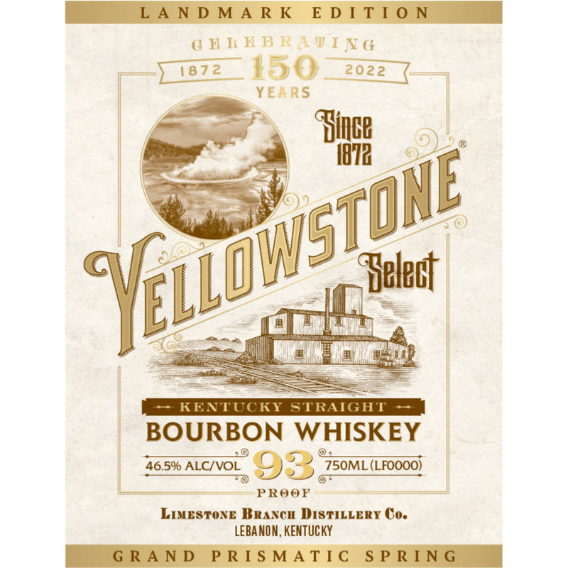 Yellowstone Select Landmark Edition Bourbon Grand Prismatic Spring - Goro&