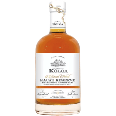 Kōloa 12 Barrel Select Kauaʻi Reserve Aged Hawaiian Rum Rum Kōloa Rum