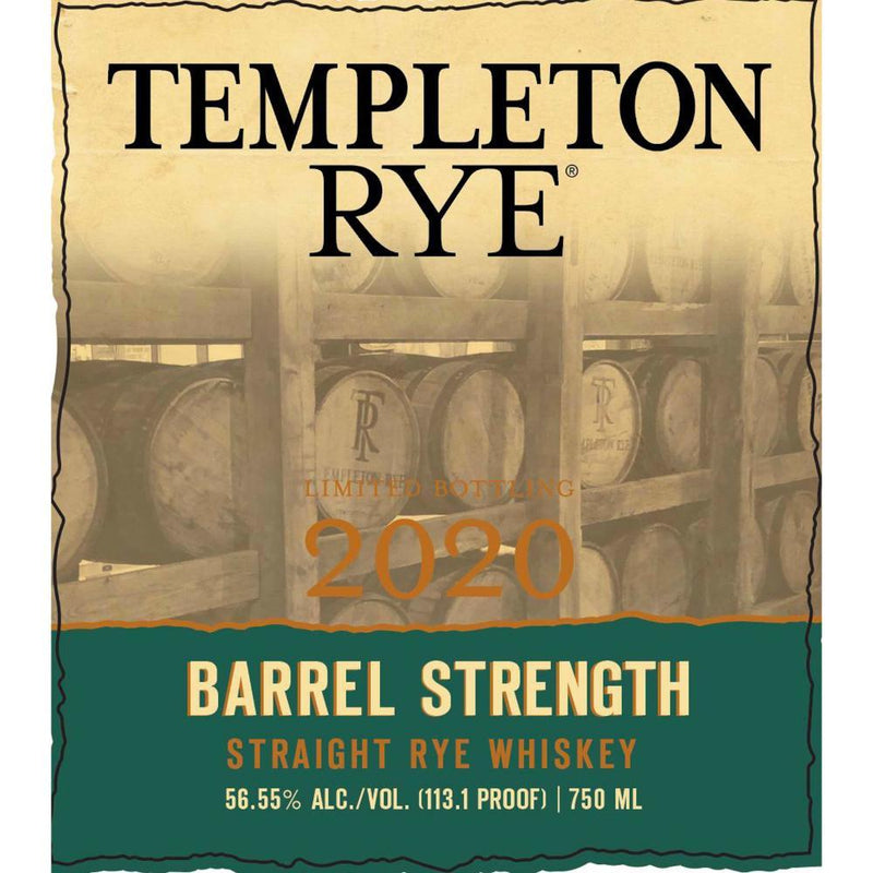 Buy Templeton Rye Barrel Strength 2020 online from the best online liquor store in the USA.