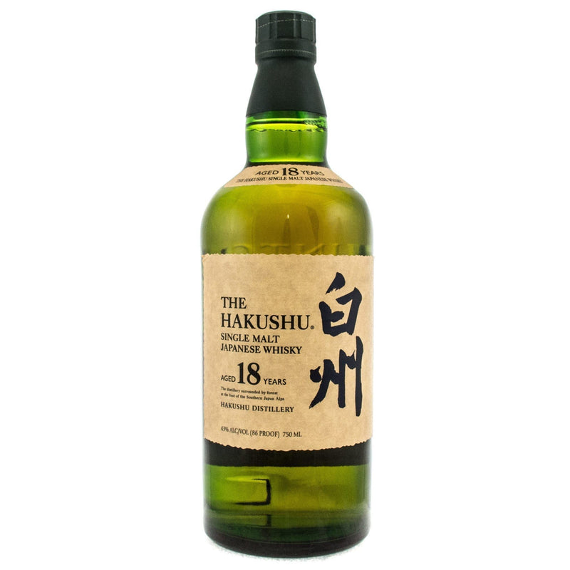 Hakushu 18 Years Old Japanese Whisky Hakushu