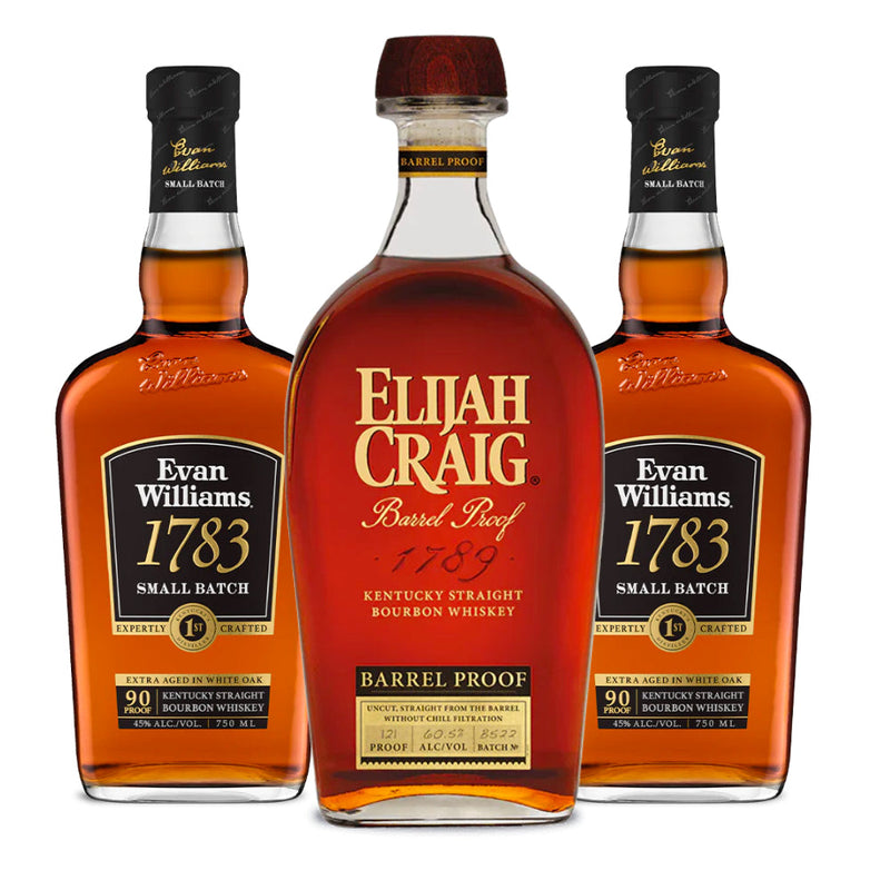 Elijah Craig Barrel Proof Batch B522 + 2 FREE Bottles - Goro&