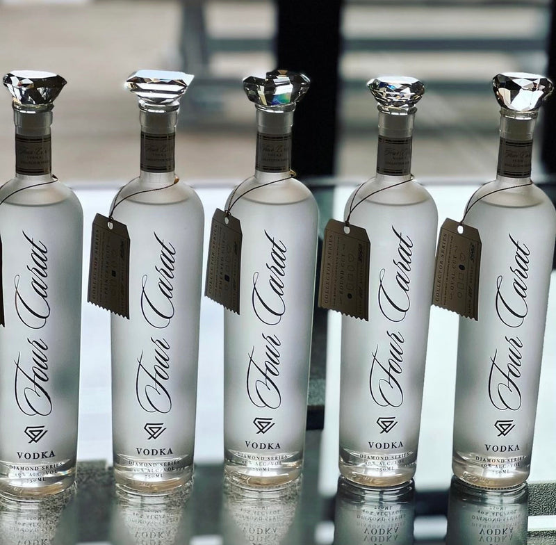 Four Carat Vodka Collectors Edition With Diamond Cut Closure - Goro&