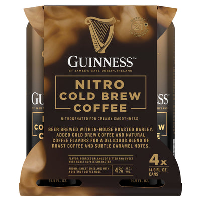 Guinness Nitro Cold Brew Coffee Cans 4pk - Goro's Liquor