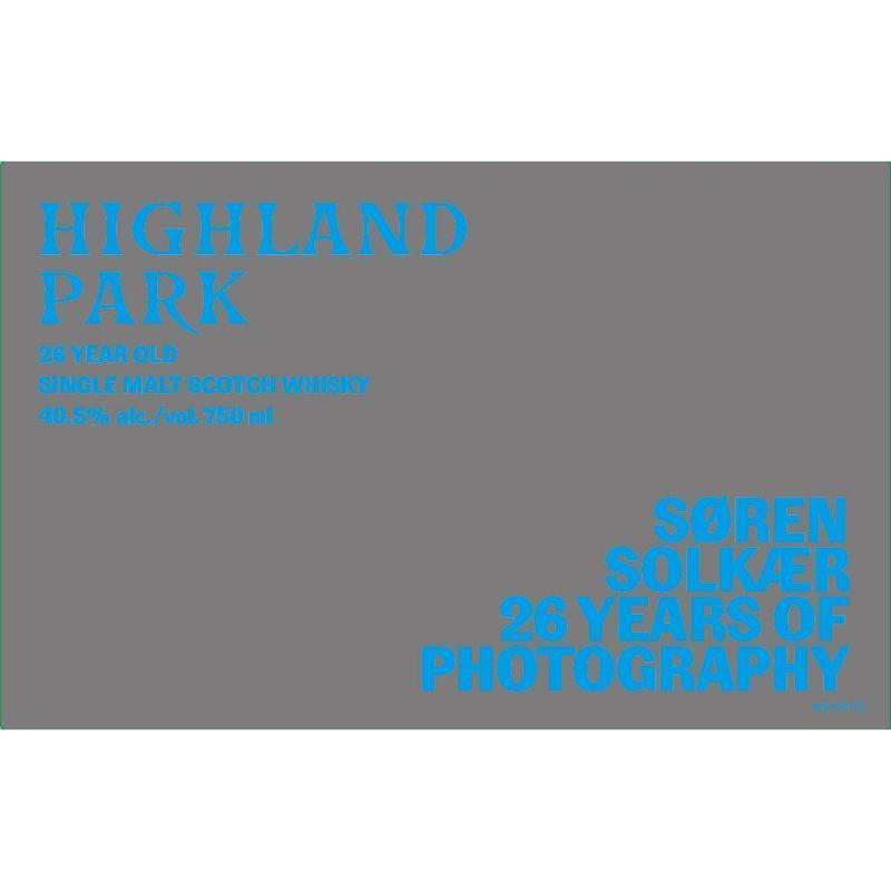 Buy Highland Park Soren Solkaer 26 Years Of Photography online from the best online liquor store in the USA.