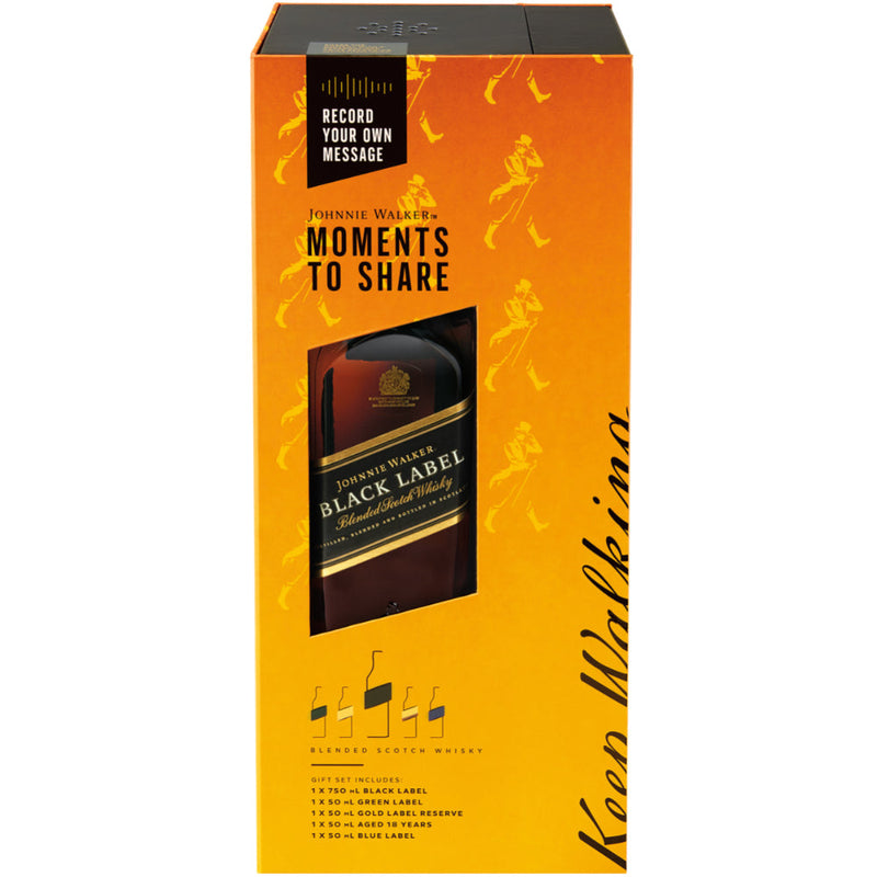 Johnnie Walker Moments To Share Voice Recorder Gift Set - Goro&