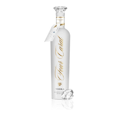 Four Carat Vodka Collectors Edition With Diamond Cut Closure (Full Set) - Goro's Liquor