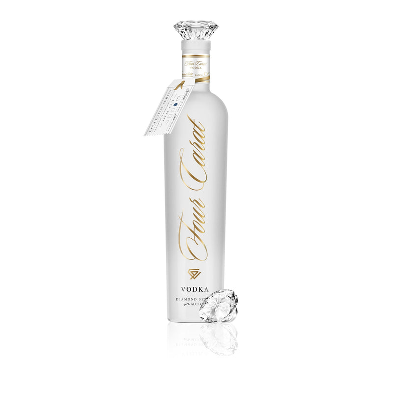 Four Carat Vodka Collectors Edition With Diamond Cut Closure (Full Set) - Goro&