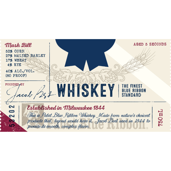 Buy Pabst Blue Ribbon Whiskey online from the best online liquor store in the USA.