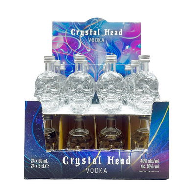 Crystal Head Vodka Mini Shots (50ml x 24 bottles) Vodka Crystal Head Vodka   