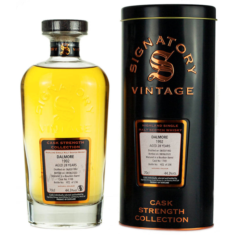 Signatory Cask Strength Dalmore 1992 28 Year Old Highland Single Malt Scotch Whisky - Goro&