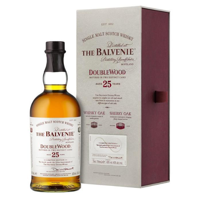 Buy The Balvenie Doublewood 25 Year Old online from the best online liquor store in the USA.
