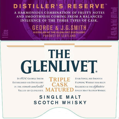 Buy The Glenlivet Distiller's Reserve Triple Cask Matured online from the best online liquor store in the USA.