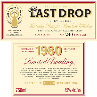 The Last Drop Distillers Buffalo Trace 1980 - Goro's Liquor