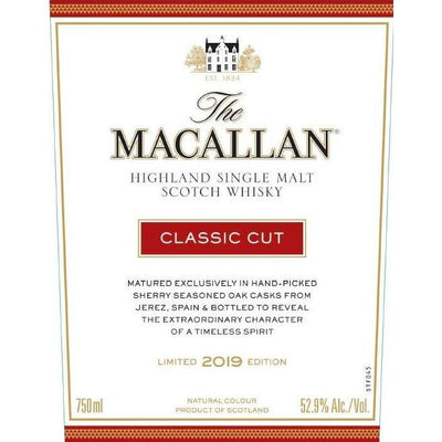 The Macallan Classic Cut 2019 Edition Scotch The Macallan